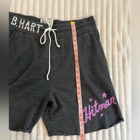 Roots of Fight XXL Bret Hart Fleece Shorts - Picture 4 of 5